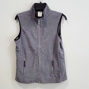 Old Navy grey fleece vest
